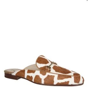 Sam Edelman (never worn) cow print slides